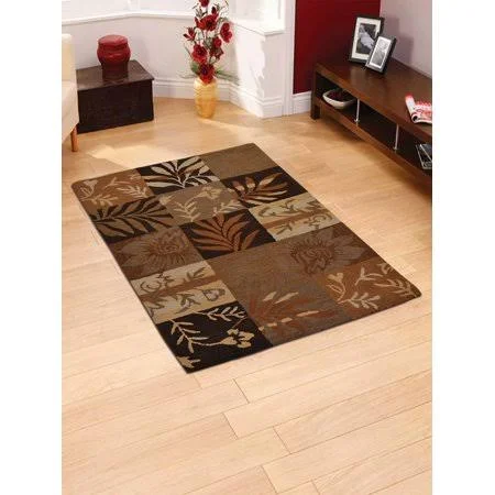 Rugsotic Carpets Hand Tufted Wool 3'x5' Area Rug Floral Multicolor K00690