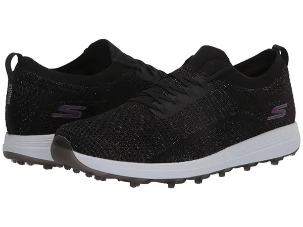 Skechers Women's Go Golf Max - Glitter Golf Shoes - Black/Multi, 8.5