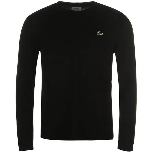 Lacoste Sport Long Sleeved T Shirt Black