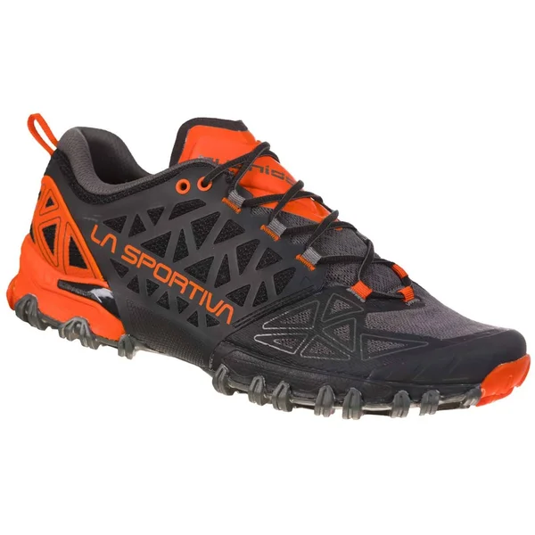 La Sportiva Men's Bushido II - Carbon/Tangerine - 39.5