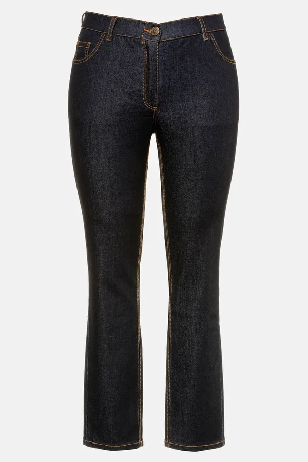 Plus Size Skinny Fit - Woman, Blue, Size: 28S, cotton/polyester/viscose, Ulla Popken