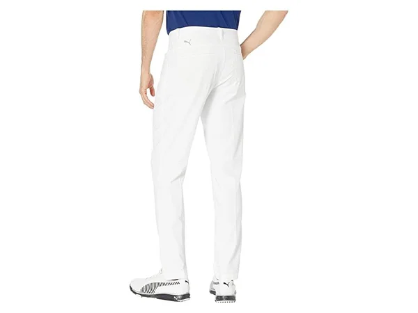 Puma Men's Jackpot 5 Pocket Golf Pants - Size 36, Bright White