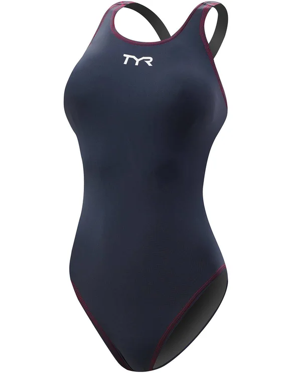 TYR tpsa6a Women's Thresher Aeroback Swimsuit - Grey/Red - 20