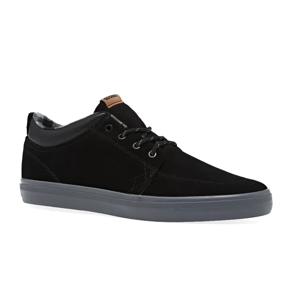 Globe GS Chukka Mens Skate 20336, Black/Charcoal/Plaid, Size 9.5 M