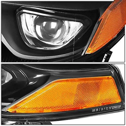 DNA Motoring Hl-oh-tcor14-bk-am Headlight Assembly Driver Passenger Side