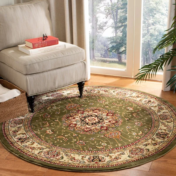 Safavieh Lyndhurst Sage/Ivory 8 ft. x 8 ft. Round Area Rug