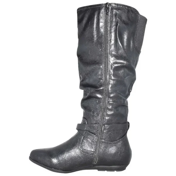 Cliffs by White Mountain Womens Franka Closed: Size:6.5 Black/tumbled/smooth