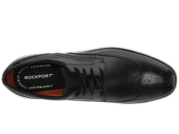 Rockport Men's Garett Wing Tip, Size: 9.5, Black