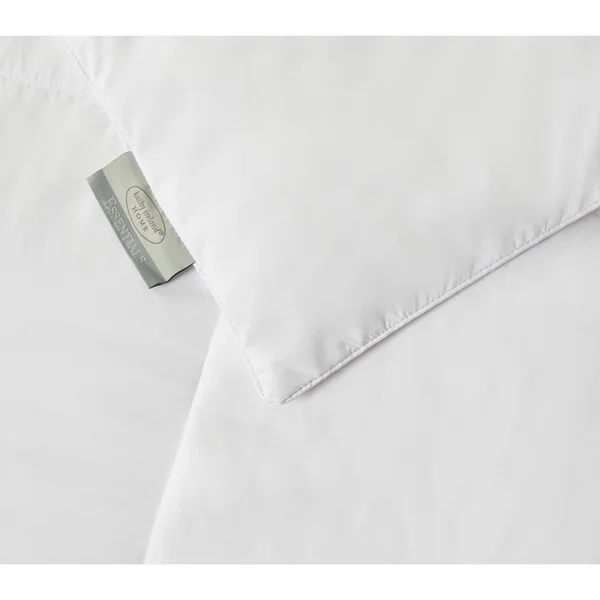 Kathy Ireland Ultra Soft Nano Touch Light Warmth White Down Fiber Comforter - White - Twin