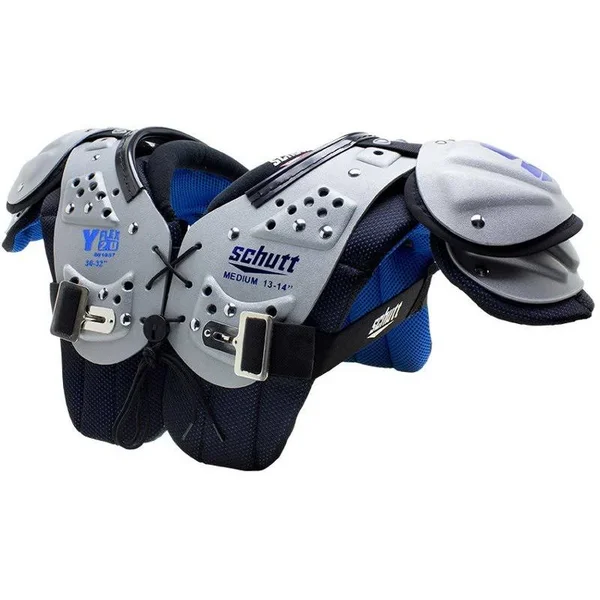 Schutt Kids& Y Flex 4.2 Shoulder Pads Gray - Medium - Football Equipment at Academy Sports