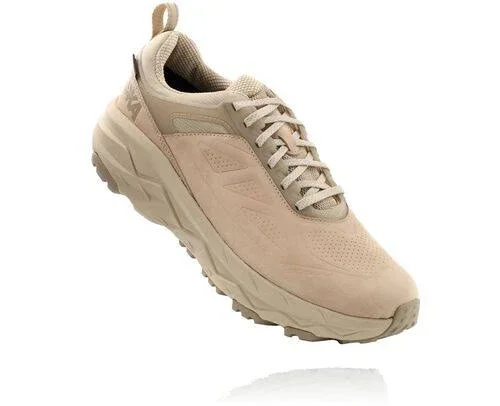 Hoka Men's Challenger Low Gore-Tex Trail Running Shoes in Oxford Tan/Dune, Size 9 W