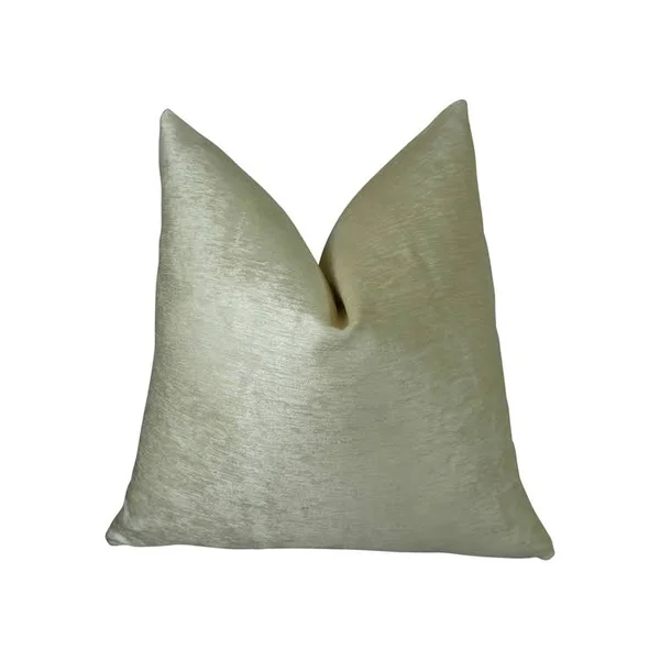 Plutus Hidden World Silver Handmade Throw Pillow 20x22 x 20x22