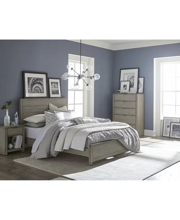 Tribeca Twin Bed - Created for Macy&s - Grey