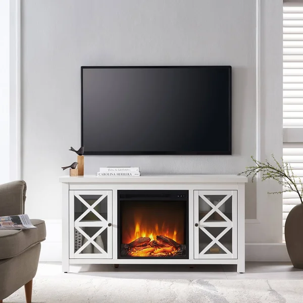 Henn & Hart TV0681 Colton White Oak TV Stand