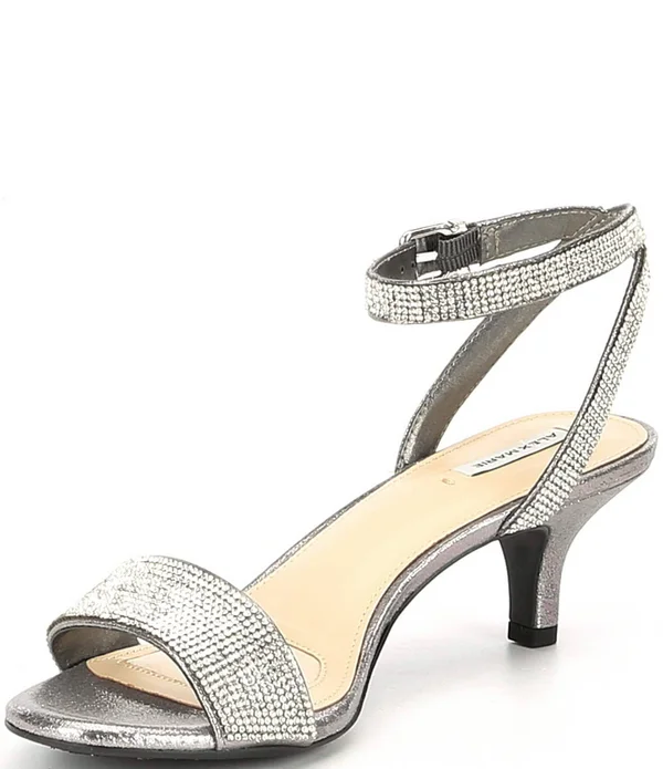 Alex Marie Nallie Shimmer Banded Sandals - Womens, 8.5M, Black - Dillard&s Exclusive