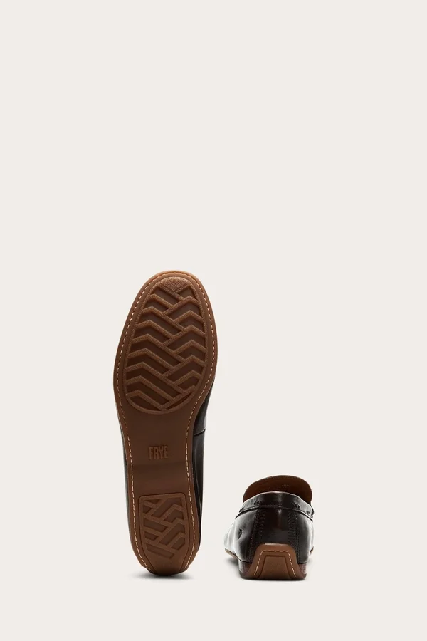 Frye Lewis Venetian Flats in Bronze, Men's Size 11.5