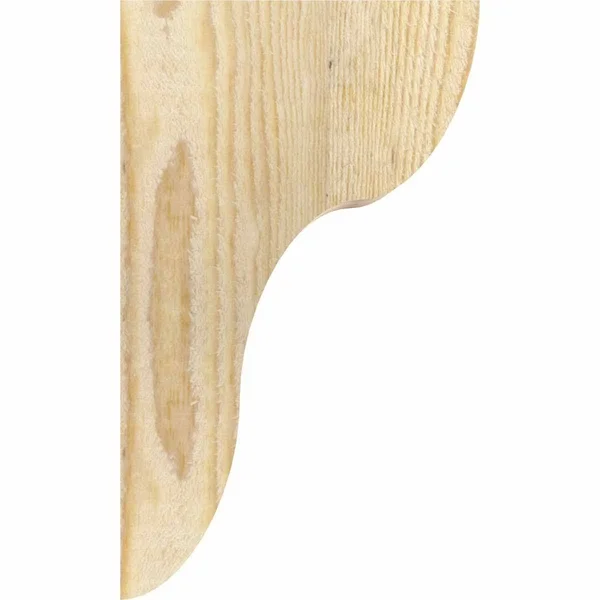 4x22W x 8x22D x 8x22H Carmel Rough Sawn Corbel - Douglas Fir