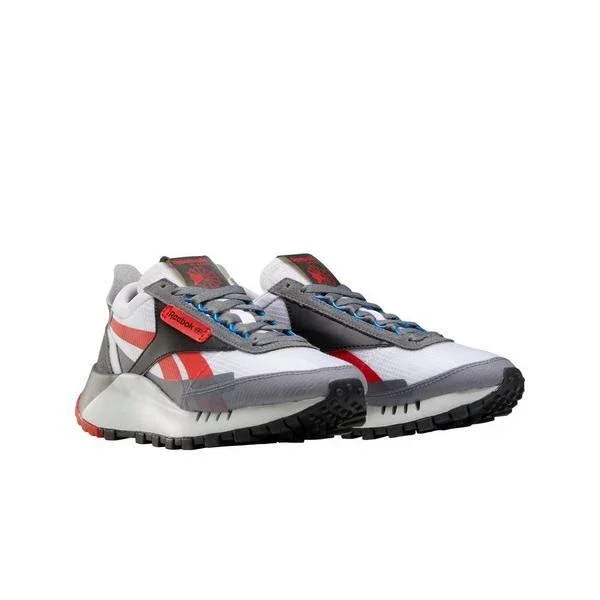 Reebok Classic Legacy Red/White/Grey Grade School Boys& Shoes - Size: 6