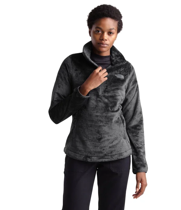 The North Face Women's Osito 1/4 Zip Pullover - XL - Asphalt Grey