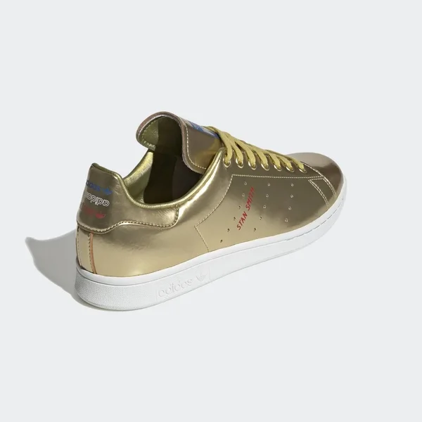 Adidas Originals Mens Stan Smith - Shoes Gold/White Size 08.0