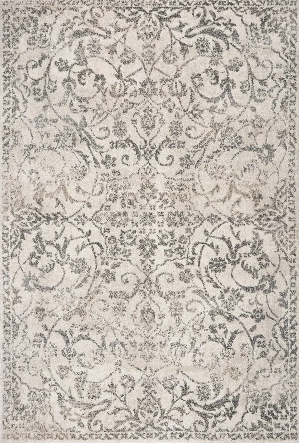 8&10x22 x 13& Polypropylene Ivory Area Rug