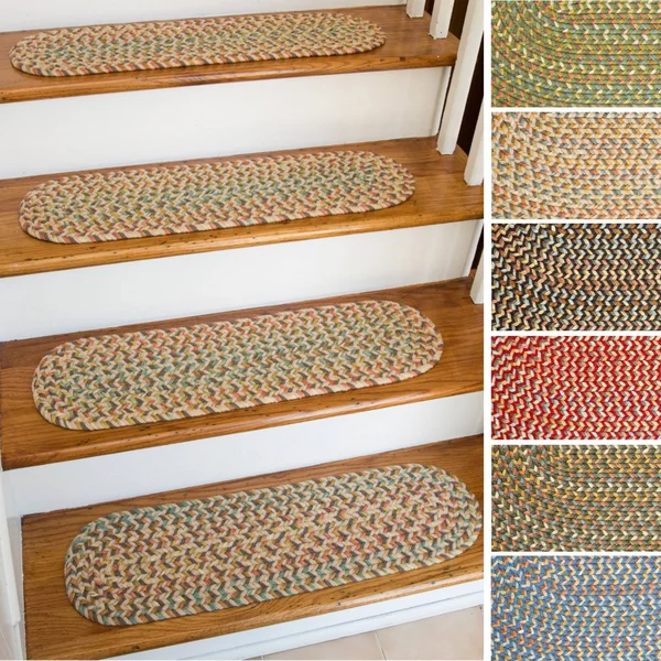 Rhody Rug Cozy Cove Indoor/Outdoor Braided Rug - 3& x 5& Oval - Olive