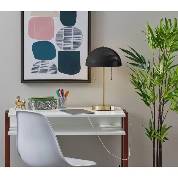 Adesso Bowie Table Lamp - Black
