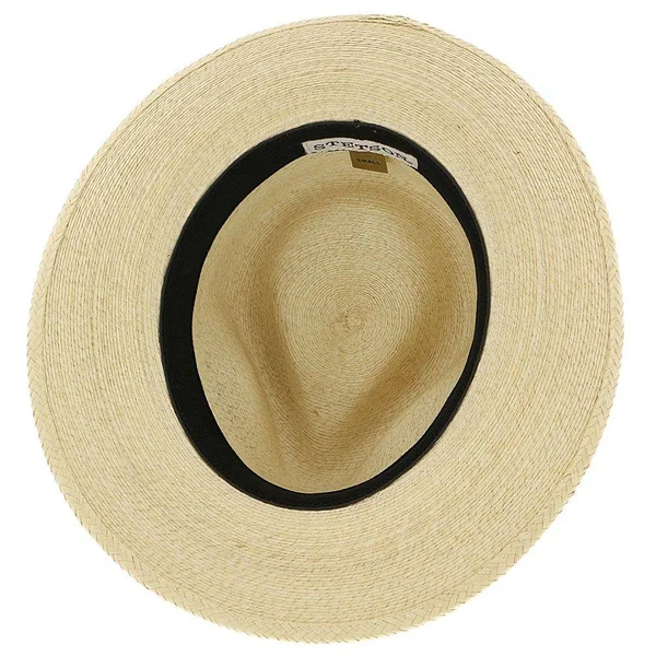 Stetson Rushmore - Palm Fedora Hat Natural - Large Straw