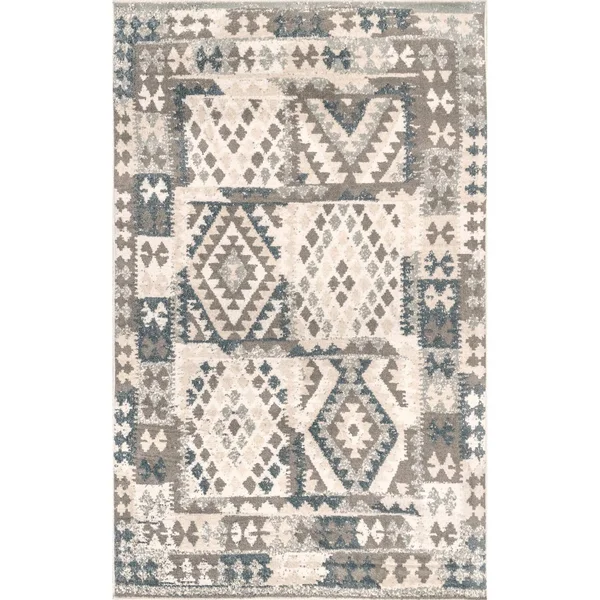 nuLOOM Kassidy Modern Nordic Abstract Beige 9 ft. x 12 ft. Area Rug