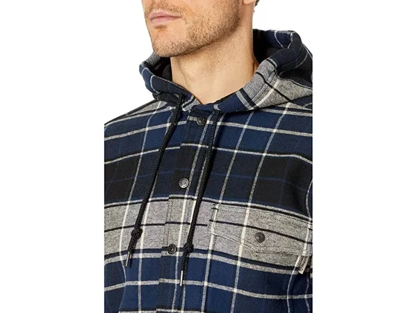 Wolverine Men's Bucksaw Bonded Shirt Jac Dark Slate Plaid, Size M