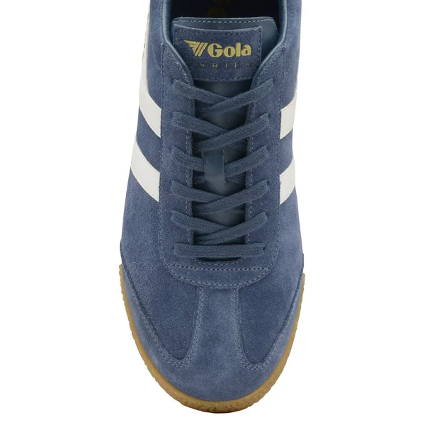 Gola Men's Harrier Suede Sneakers, Baltic/White, 10