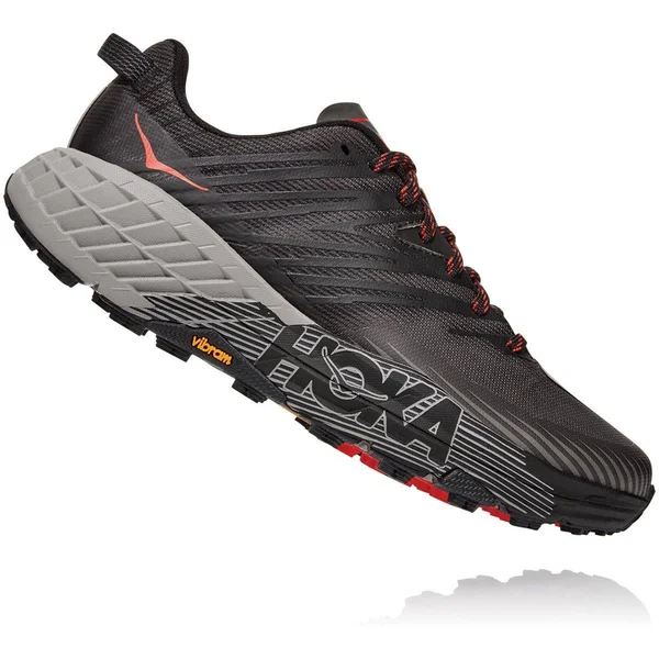 Hoka One One Men's Speedgoat 4 - 8 - Dark Gull Grey - Anthracite