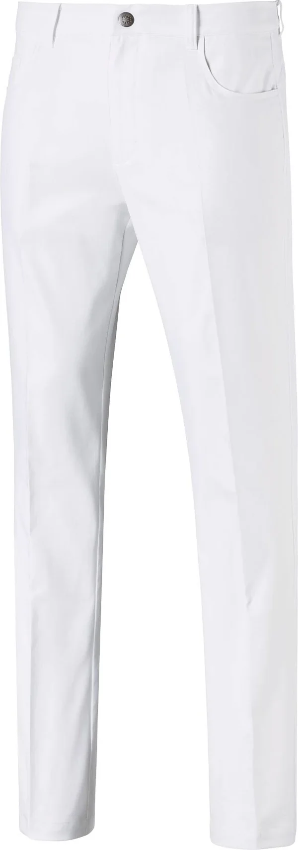 Puma Men's Jackpot 5 Pocket Golf Pants - Size 32, Bright White