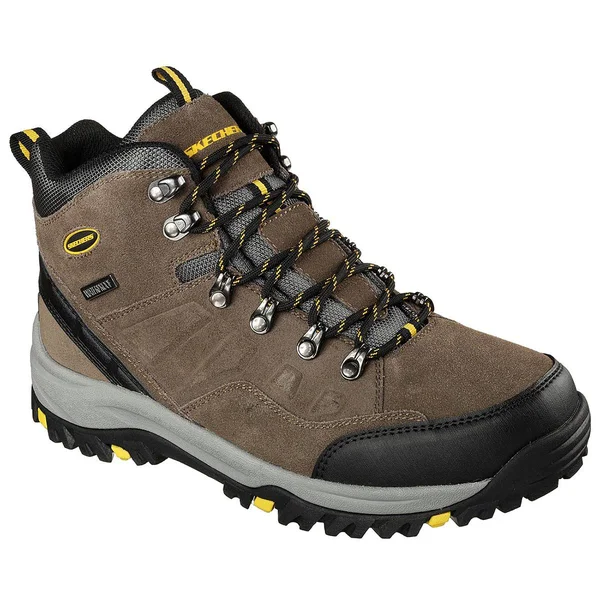 Skechers Men's Relaxed Fit Relment Pelmo Hiking Boot - Size: 10 M, Brown