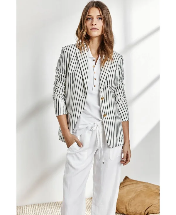 Lauren Ralph Lauren Wide-Leg Linen Pants - White