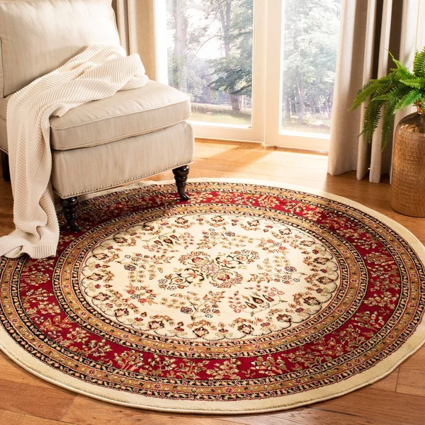 Safavieh Lyndhurst LNH331B 3&3x22 x 5&3x22 Red, Black Area Rug
