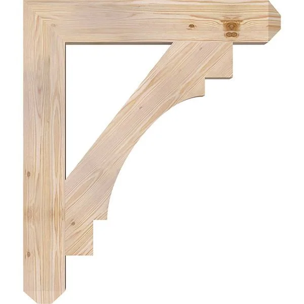 5 1/2x22W x 34x22D x 40x22H Merced Craftsman Smooth BRACKET - Douglas Fir