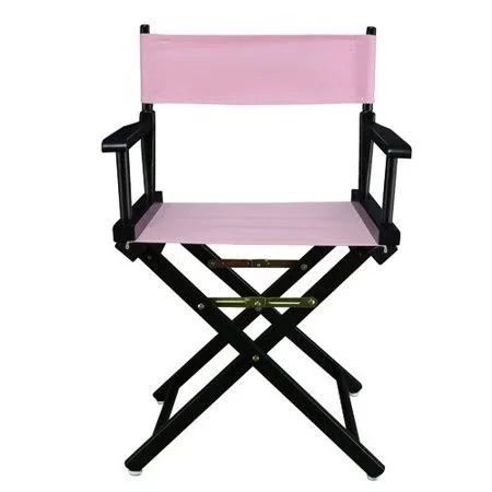 Casual Home Folding Director Chair - Pink