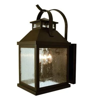 Bungay 3-Light Outdoor Wall Lantern Arroyo Craftsman Color: Bronze, Shade Color: White Opalescent