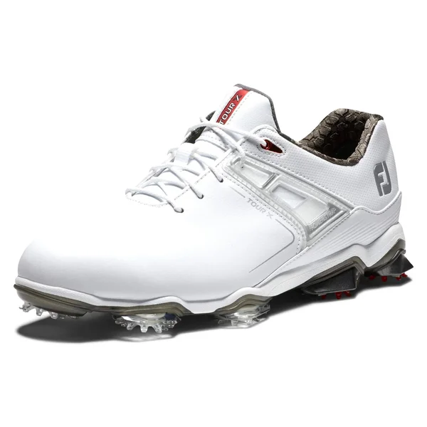 FootJoy Men's Tour x Golf Shoes Size 10, White/Red