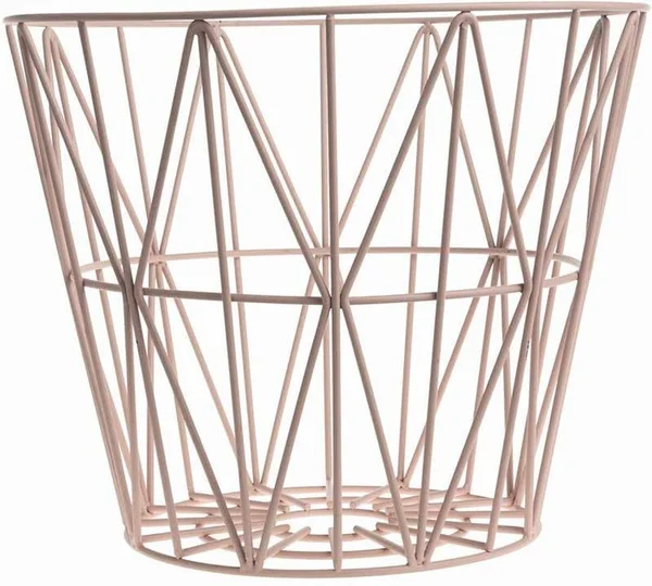 Ferm Living - Wire Basket Top Large - Smoked Oak
