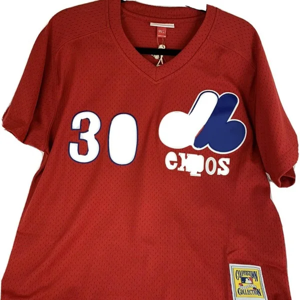 Tim Raines Montreal Expos Mitchell & Ness Batting Practice Jersey - Red