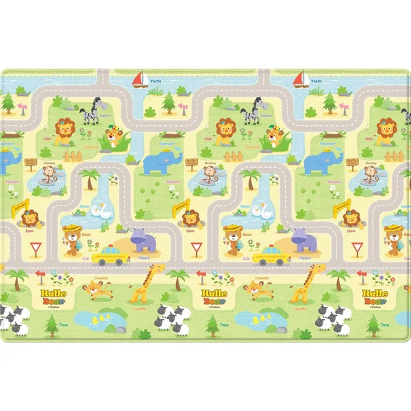 Parklon Baby Soft Play Mat (Hello Bear Smiletown, Large)