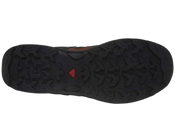 Salomon Pathfinder Low Cswp Mens Hiking Shoe 400615, Beluga/Black/Leather Brown, Size 13 M