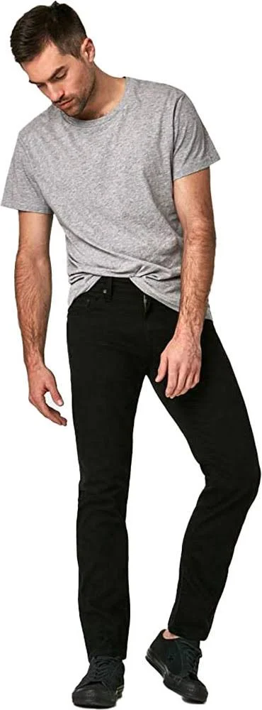 Mavi Men's Zach Straight Leg in Black Williamsburg, Men's Jeans