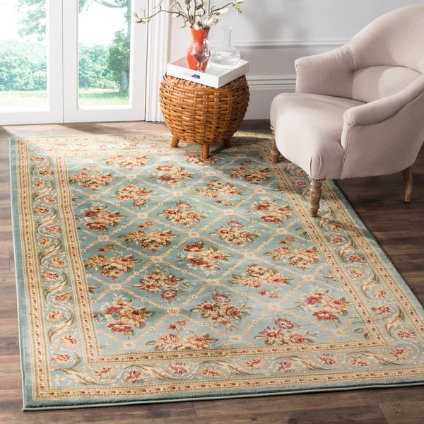 Safavieh Lyndhurst Blue 5&3x22 x 7&6x22 Area Rug - Blue