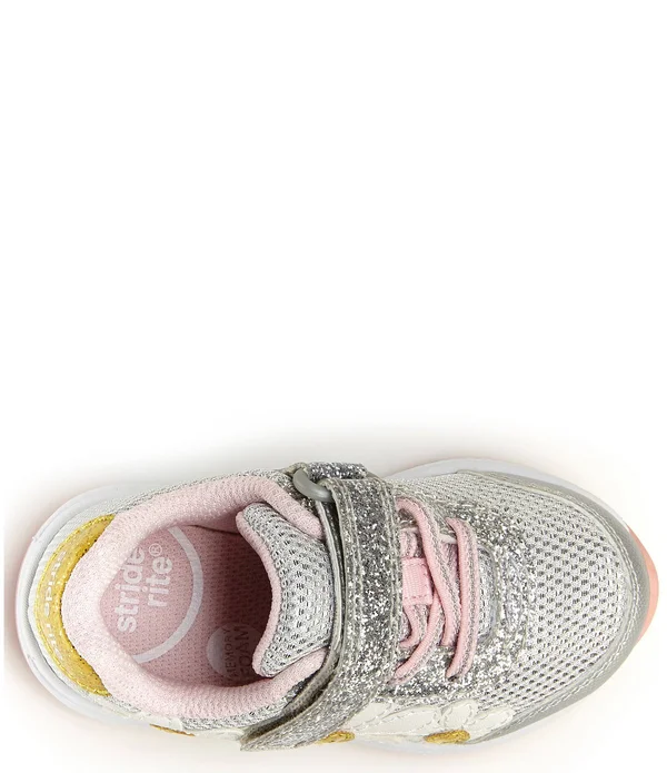 Stride Rite Girls& Light Up Glimmer Sneakers Toddler - 8.5W Toddler