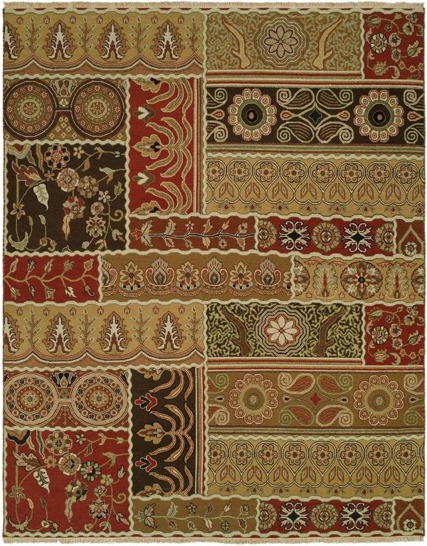 Kalaty Area Rug Caspian CP-823 Transitional Multi - 3& x 5& Rectangle