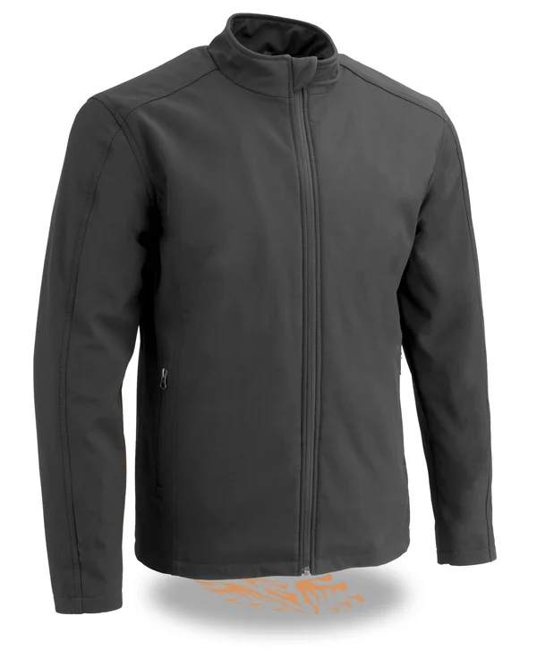 Milwaukee Performance-mpm1763-men's Black Waterproof Lightweight Zipper Front Soft Shell Jacket - Black - Medium
