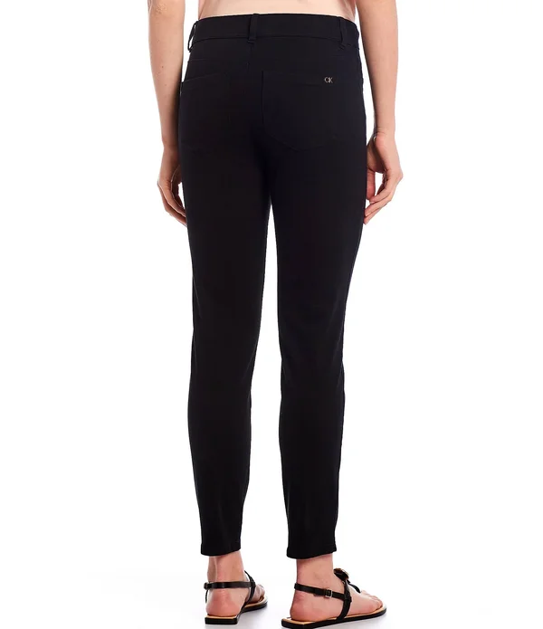 Calvin Klein Stretch Twill Cotton-blend 4-Pocket Twill Pants - 8